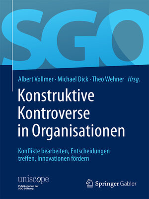 cover image of Konstruktive Kontroverse in Organisationen